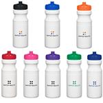 DH5899W Poly-Clear™ 24 Oz. White Fitness Bottle With Custom Imprint